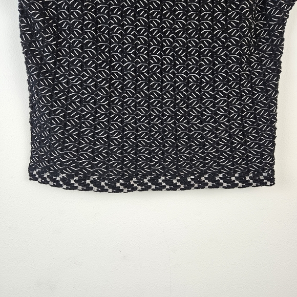 Anthropologie Postmark Boat Neck Top Cap Sleeve Stretch Textured Knit Womens M - Picture 3 of 7